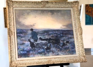 Российская Федерация передала в дар Союзу художников Абхазии картину русского художника из Франции