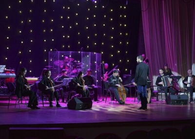 Амилаҭтә музыка аҩны Аҟәа аартра иалацәажәеит Бадра Гәынбеи Сергеи Кириенкои